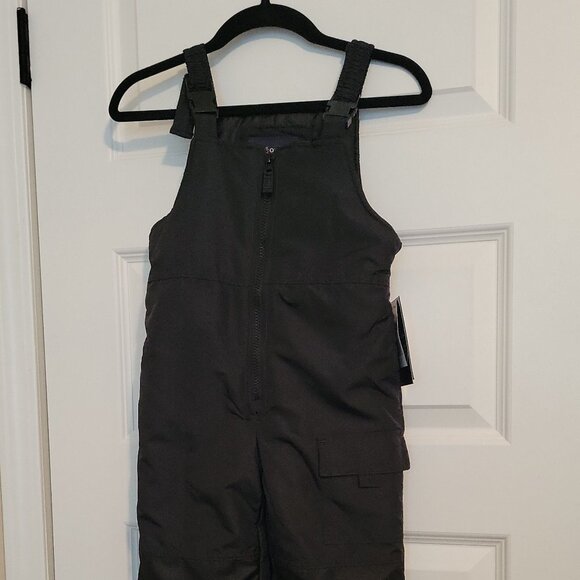 Boys or Girls Black Snow Bib Size 4 NWT London Fog - Picture 1 of 6